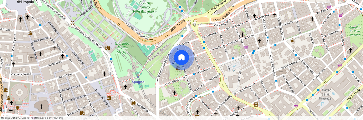 Via Aurora, Rome, Lazio 00187