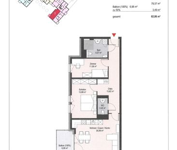 730-07 – Buschdorfer Str. 2a, Bonn-Buschdorf, 82,06 m², 3 Zimmer, Kaltmiete: 1150,00 € - Photo 5