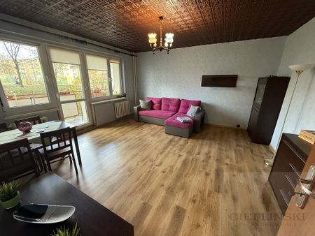 2 pok. os Słoneczne 49m2 balkon, parter - Zdjęcie 2