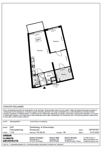 Appartement te huur: Zeesluisweg 62-H 2583 DS Den Haag - Foto 4