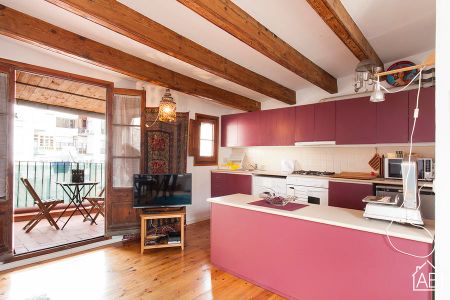 Lovely studio apartment with a terrace close to Las Ramblas - Photo 5