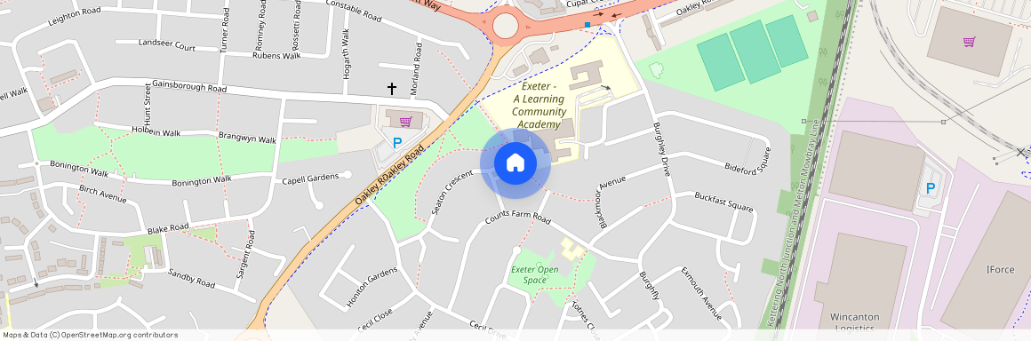 Sidmouth Walk, Northamptonshire NN18