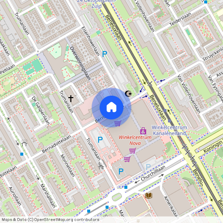 Kanaleneiland-Noord, 3527 GB, Bernadottelaan, Utrecht