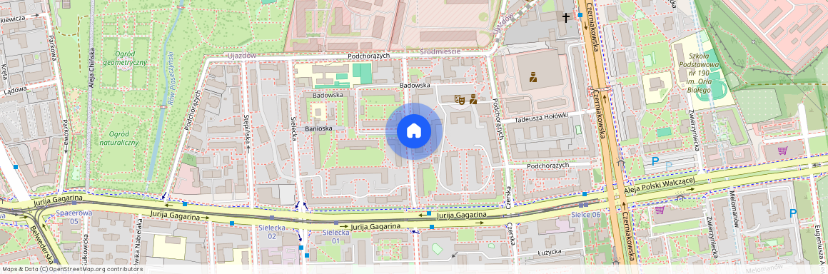 ul. Iwicka, Sielce, Mokotów, Warszawa, mazowieckie