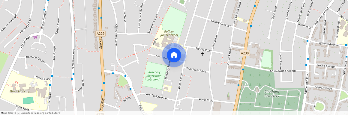 Lansdowne Road, Chatham, Kent, ME4