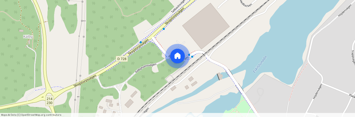 Gustaf de lavalsväg, Eskilstuna