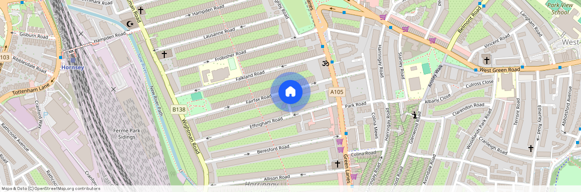 Fairfax Road, Harringay Ladder, London, N8