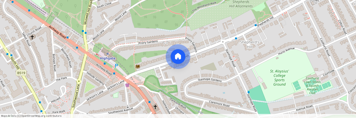 Highgate, Shepherds Hill, N6 5AQ, London