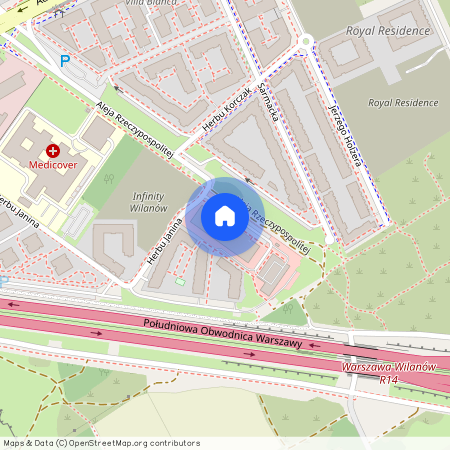 Wilanów, Aleja Rzeczypospolitej, Warszawa