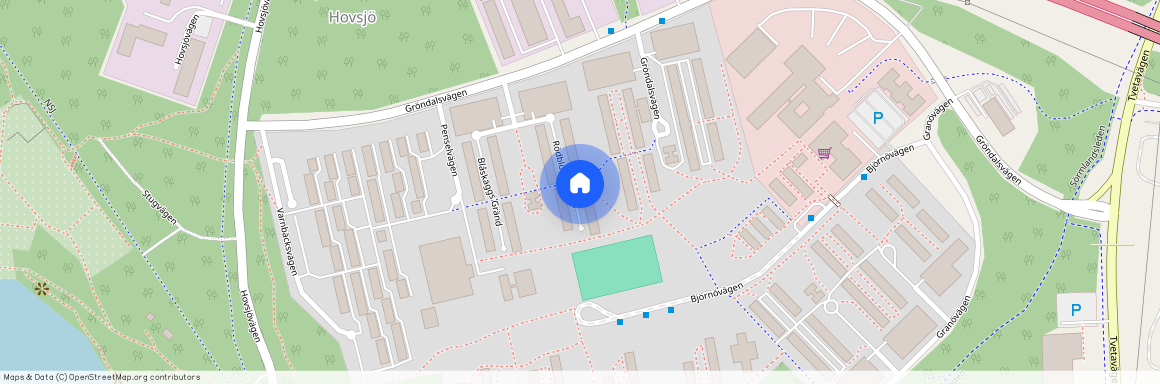 Hovsjö, Södertälje, Stockholm, Rödbloms gränd 45