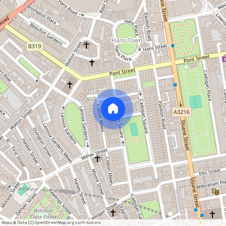 Knightsbridge, Cadogan Square, SW1X 0JL, London