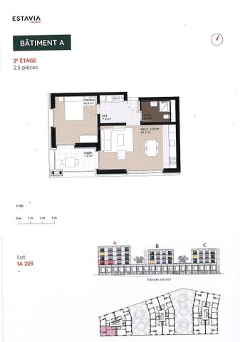 1A-203 - Très beau logement neuf de 2,5 pièces à louer courant avril 2026 - Photo 4