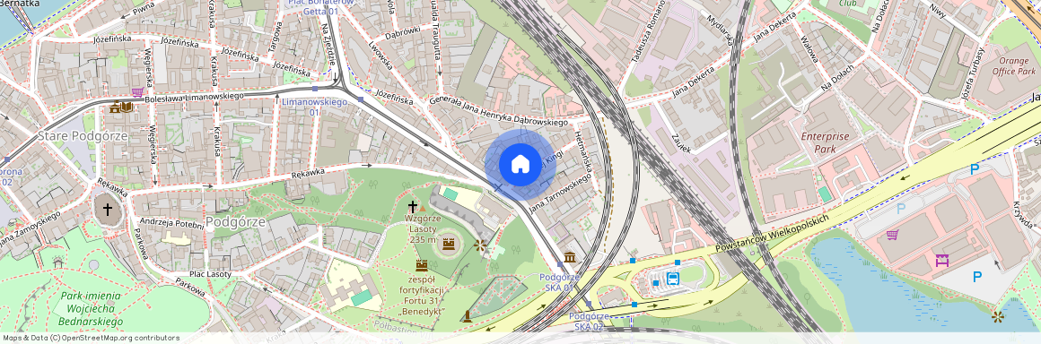 Kraków-Podgórze, św. Kingi, Kraków