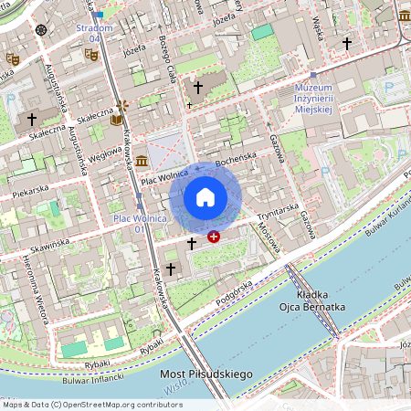 ul. Bonifraterska, Kazimierz, Stare Miasto, Kraków, małopolskie