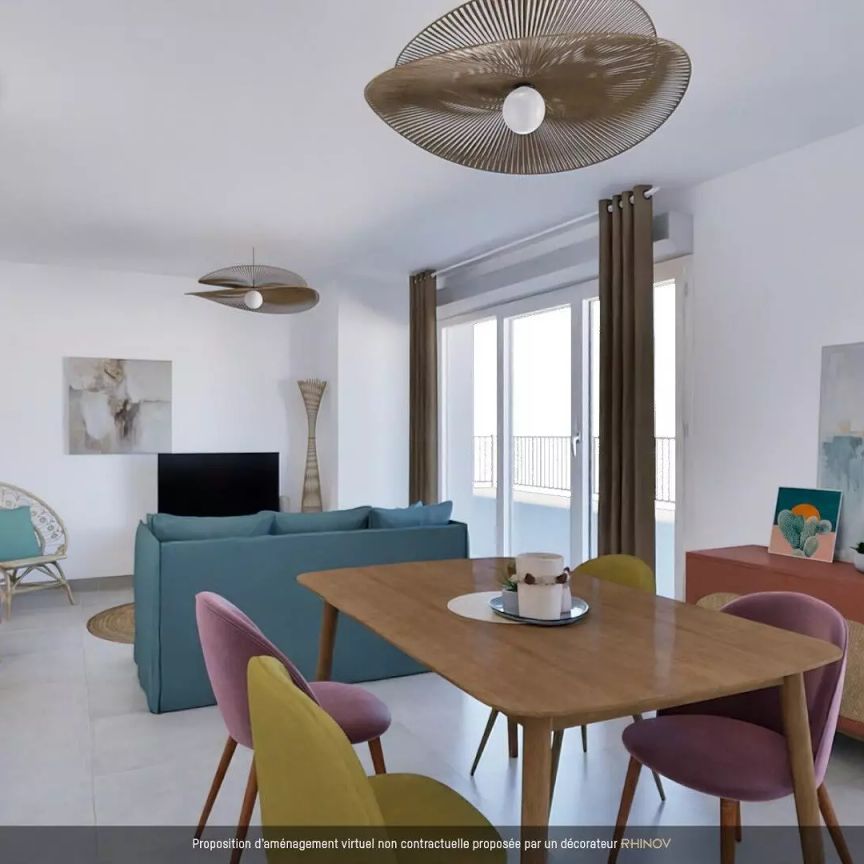 location Appartement T4 DE 82.6m² À MARSEILLE - Photo 1