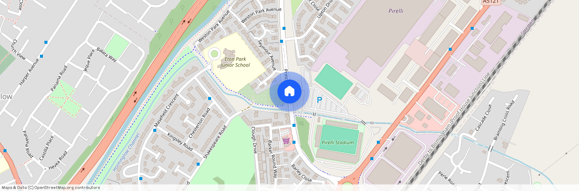 Princess Way, DE1, Burton On Trent