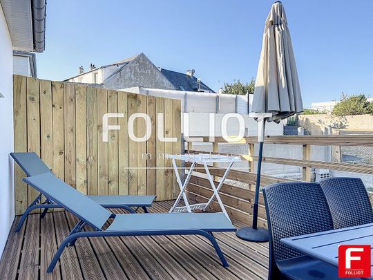 A LOUER Appartement meublé "bail étudiant 9 mois" Donville Les Bains 2 pièce(s) 30 m2 - Photo 1