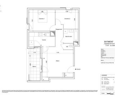 Location Appartement 3 pièces 61m² TOULOUSE 31400 - Photo 5