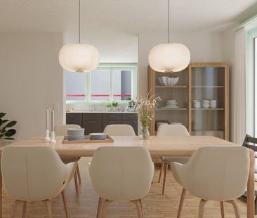 Charmante 1.5-Zimmer-Maisonette mit Sitzplatz im VoltaNord - Photo 2
