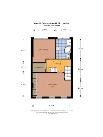 Appartement te huur: Waldeck Pyrmontstraat 22-RD 2013 SE Haarlem - Foto 2