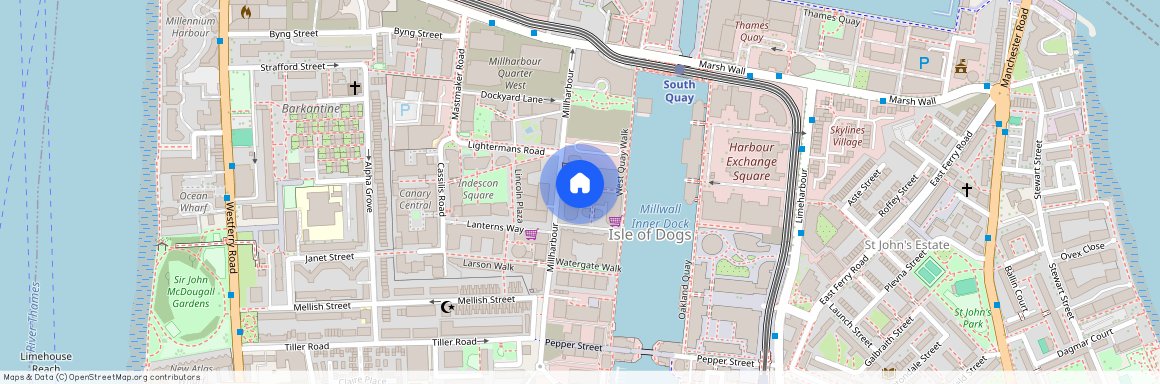 Millharbour, Canary Wharf, E14, London