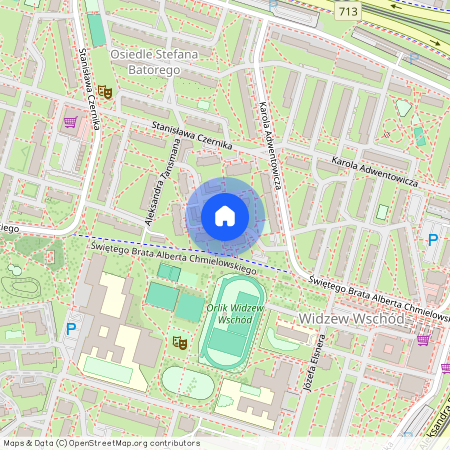 ul. Aleksandra Tansmana, Widzew Wschód, Widzew, Łódź, łódzkie