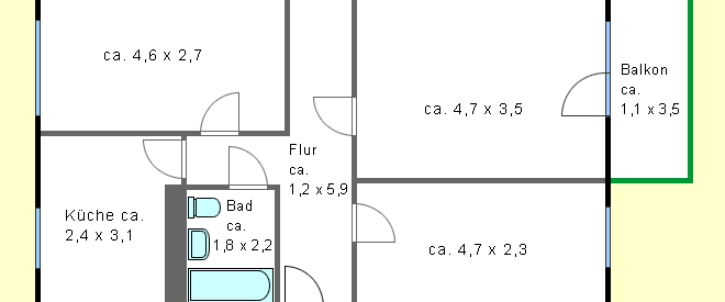 Gemütliche 3-Raum-Wohnung im Süden von Leipzig - Photo 1