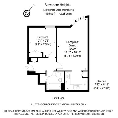 1 bedroom flat in 199 Lisson Grove - Photo 4