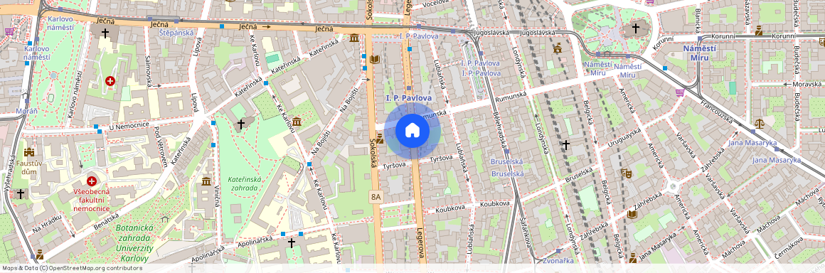 Legerova, Praha 2 - Nové Město