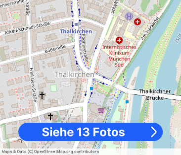 Gepflegte 2-Zimmer-Wohnung mit zwei Balkonen, Einbauküche und Duple... - Foto 1