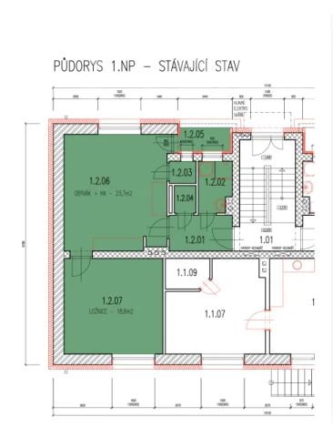 Pronájem bytu 2+kk, 56,5 m - Фото 4