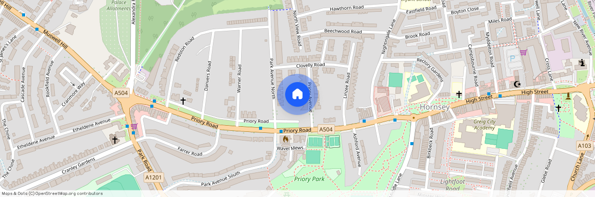 Priory Avenue, Hornsey, London, N8