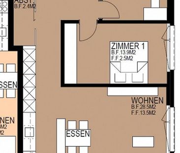Modern apartment with large seating area - Photo 6