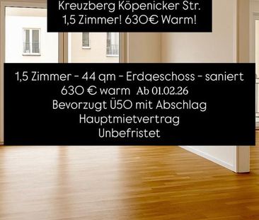 1,5 Zimmerwohnung✅Ü50✅Kreuzberg✅630€WARM✅kernsaniert✅ - Photo 1