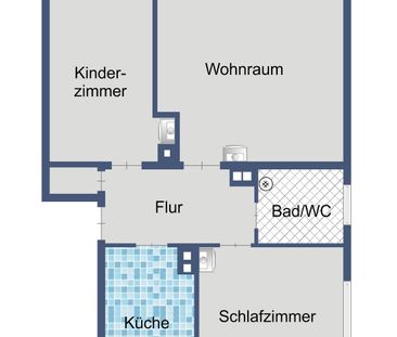Gemütliche 3-Zimmer-Wohnung sucht Nachmieter! - Foto 1