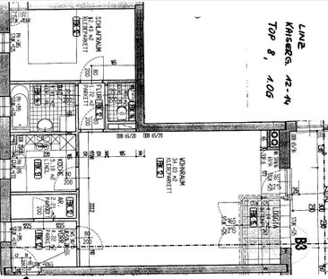 Schöne und zentrale 2-Zimmer Wohnung mitLoggia in der Kaisergasse 1... - Foto 5