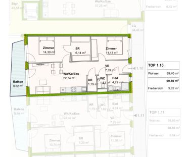 ++FAMILIENTRAUM++ Moderne 3-Zimmer-Wohnung mit Sonnenbalkon, in Kal... - Photo 2