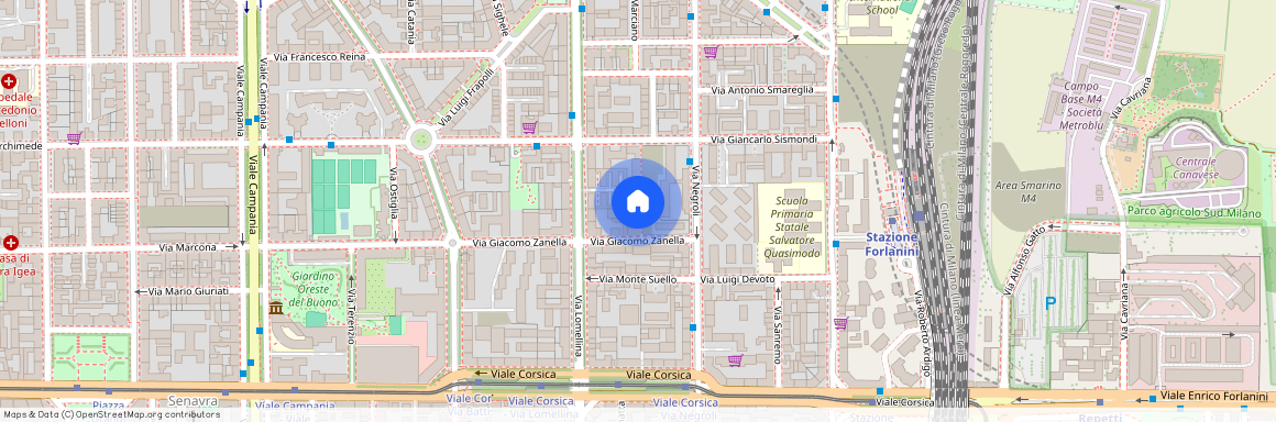 Via Giacomo Zanella, 59, Milano, Lombardy 20133