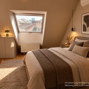 DACHGESCHOSS-TRAUM BEIM NASCHMARKT | klimatisierte 2-Zimmer-Maisonette mit 29m² Dachterrasse & Wienblick - Foto 2