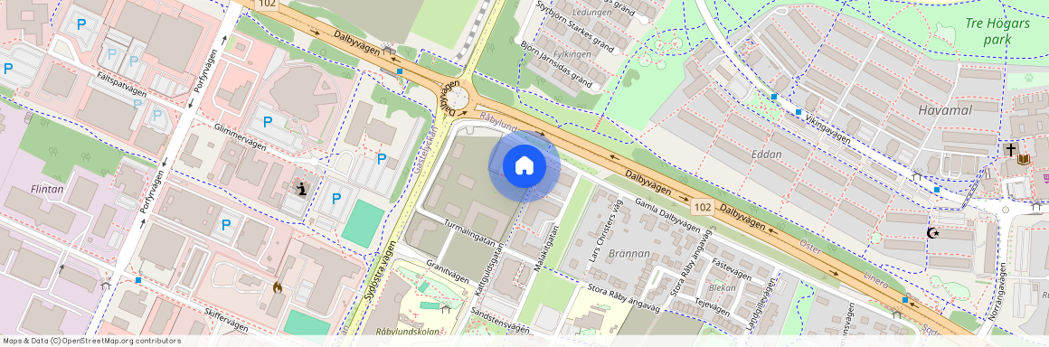 Lund, Skåne, Gamla Dalbyvägen 22