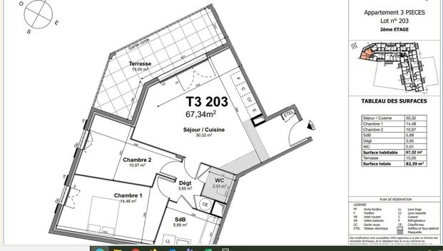 location Appartement T3 DE 67.32m² À BRIGNOLLES - Photo 1