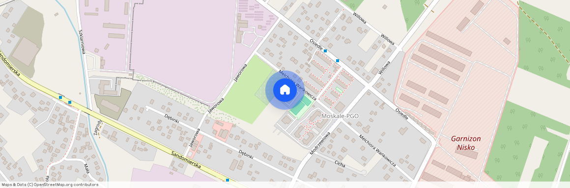 ul. Melchiora Wańkowicza, Nisko, Nisko, niżański, podkarpackie