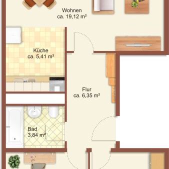 3-Raum-Wohnung in Chemnitz Helbersdorf - Foto 1