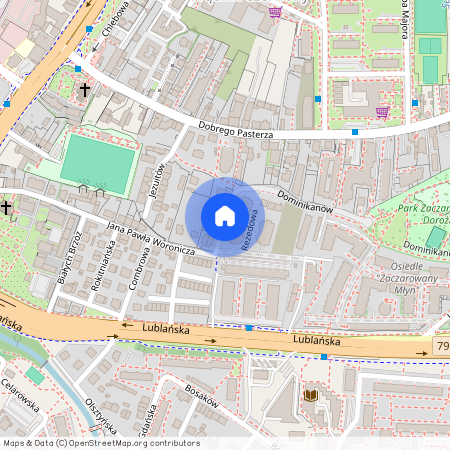 ul. Rezedowa, Prądnik Czerwony, Prądnik Czerwony, Kraków, małopolskie