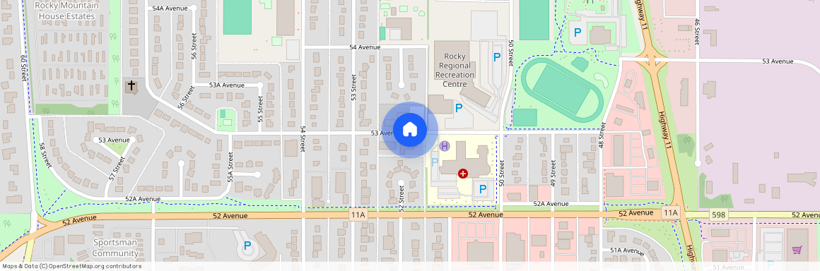 5119 53 Ave, Rocky Mountain House, AB T4T 1R9, Canada