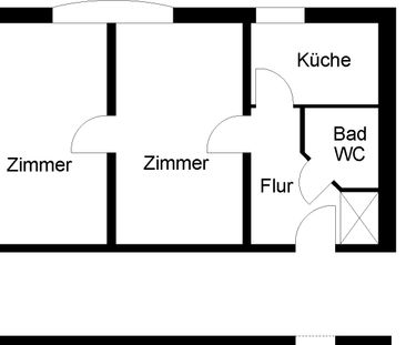 gemütliche Singlewohnung // 7. OG Wohnung 3 - Foto 4