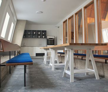 nicht mehr frei: Linden: Studenten-Appartement in umgebauter Kirche - möbliert mit Wasserblick! - Foto 1