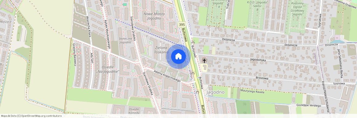 ul. Buforowa, Jagodno, Krzyki, Wrocław, dolnośląskie