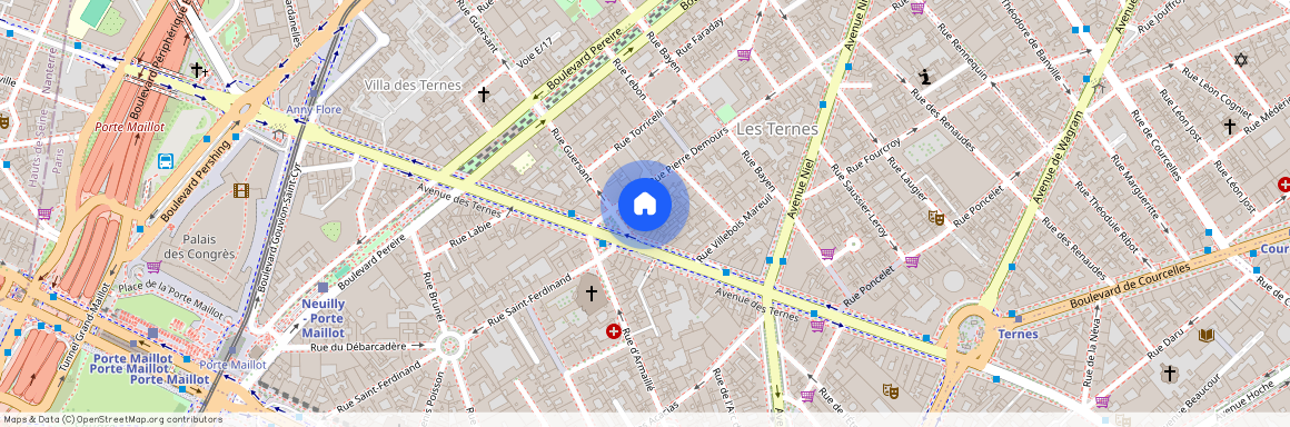 Avenue des Ternes entre Boulevard Pereire et Avenue Niel 75017 Paris (17e arrondissement)