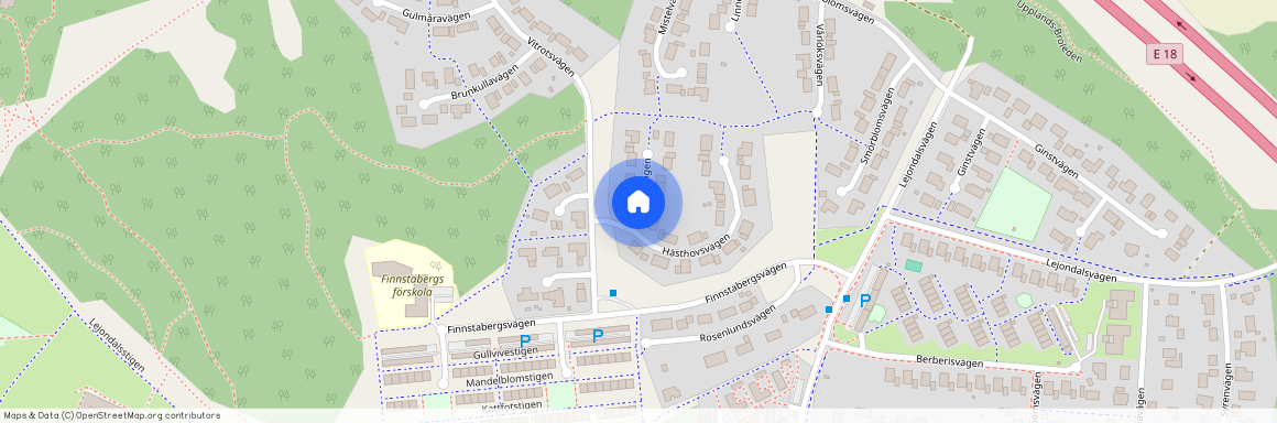Hästhovsvägen, Bro